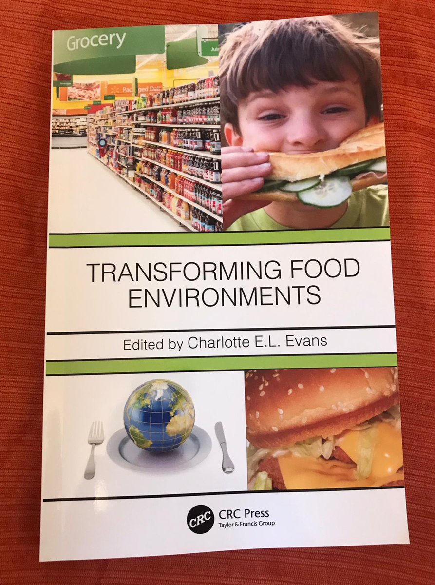 So excited to see our book published! Massive thank you to all the wonderful contributors! #foodenvironment #nutrition #transformingfoodenvironments