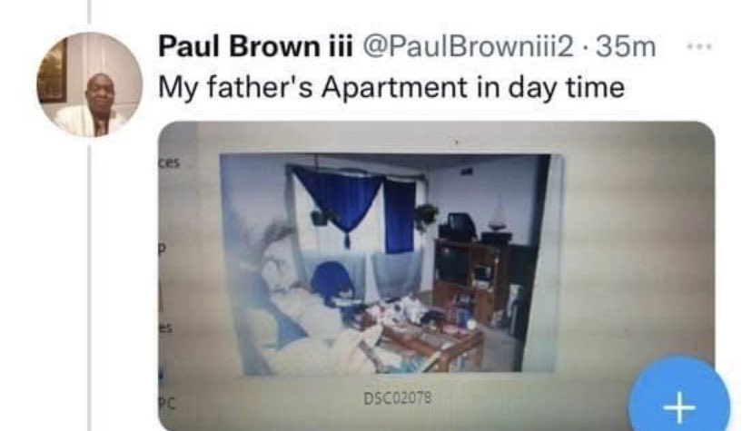 JusticeforPaul7's tweet photo. Where is the yellow tape?Where is the coroner? Where is the honor? My father’s body was laying on the floor in his apartment in the dark like a dead dog on the street. The police said that they found my father dead in the day time, yet they standing over his body in the dark. https://t.co/8ku7XXwkMq