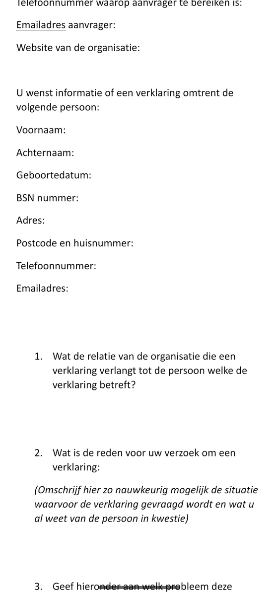 derkrunhaar's tweet photo. Huisartsen slaan terug met bureaucratie: we kunnen de aanvragende instantie niet helpen aan een schriftelijke verklaring zonder dat deze instantie vooraf deze schriftelijke verklaring invult. (Via @DokterRins) https://t.co/2vC2orfaKo