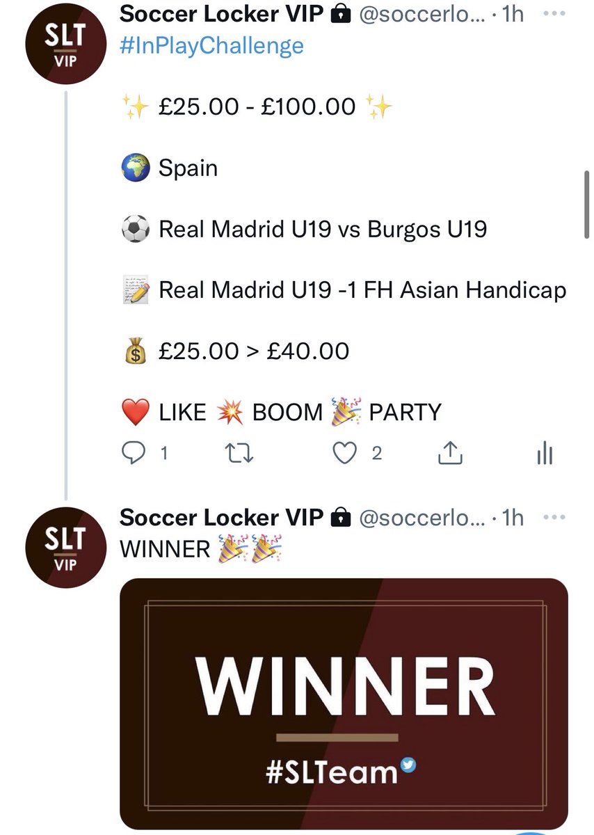 Soccer Locker Tips tweet media