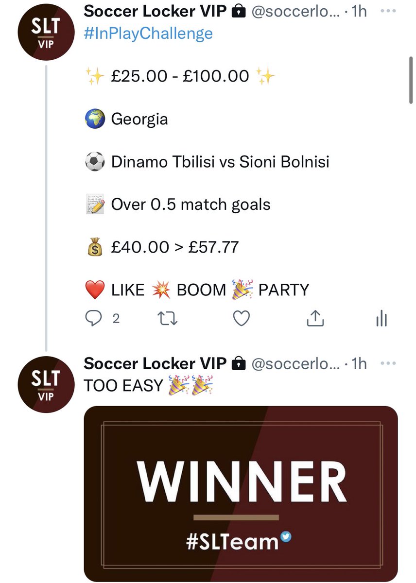 Soccer Locker Tips tweet media