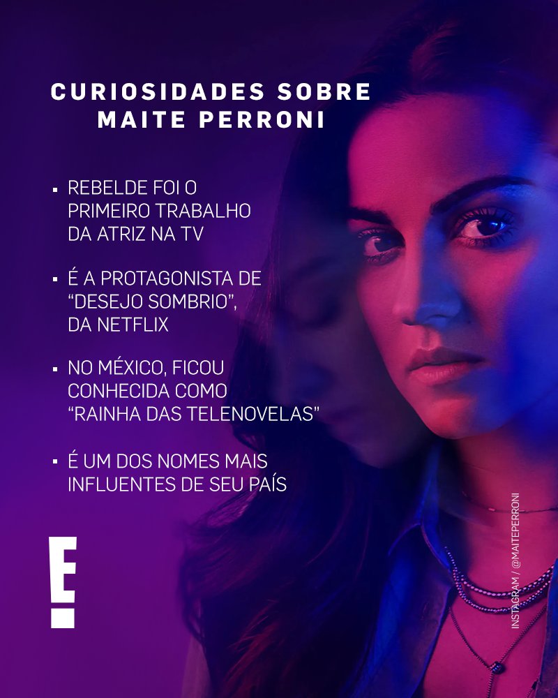 Hoje é dia da #MaitePerroni, nossa eterna Lupita de #Rebelde, novela que revelou o talento da atriz expandiu sua visibilidade! 🎈 Confiram algumas curiosidades sobre a aniversariante do dia. 🎂