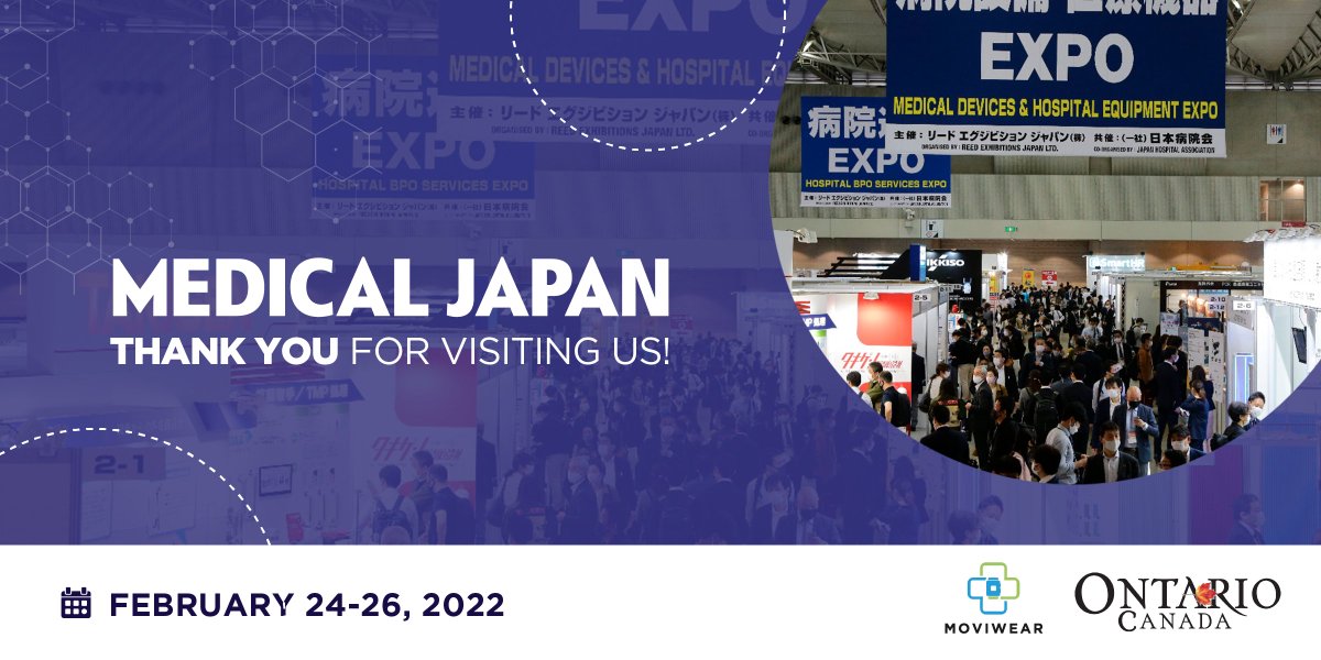 Fue un placer haber participado en <a href="/MedicalJAPAN/">Medical Japan</a> Show 2022! tiny.one/MedJapan #Gracias por visitar nuestro espacio <a href="/MoviWear/">MoviWear</a> . Gran oportunidad para expandir nuestra #comunidad de #telemedicina  innovando en  #medtech y en #IoT.  <a href="/investontario/">Invest Ontario</a>#osaka tinyurl.com/Moviwear-Press