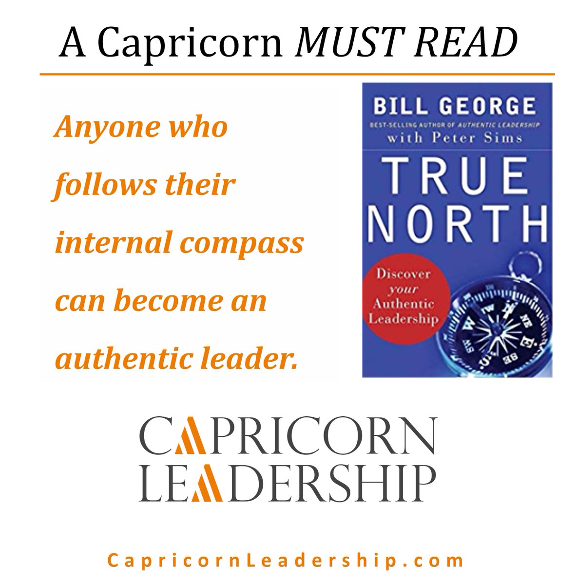 CapricornLead's tweet photo. True North is a guide to becoming an authentic leader. https://t.co/s0zbRk1hnc   #leadership #capricornleadership #communication https://t.co/SJOVPVCWZ6
