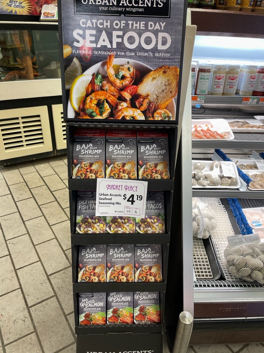 HFMMmarketplace's tweet photo. Cooking Lenten Sea Food is easy when you start with Legal Seafood marinates and Urban Accents seasoning products at HFMP! Located right next to our fresh seafood case 🐟🎣
Stop on in today:
📍166 West Main St. Honeoye Falls
https://t.co/TAQrJ9pXGf
#HFMP #MMM #ShopLocal https://t.co/k797VDy7ob