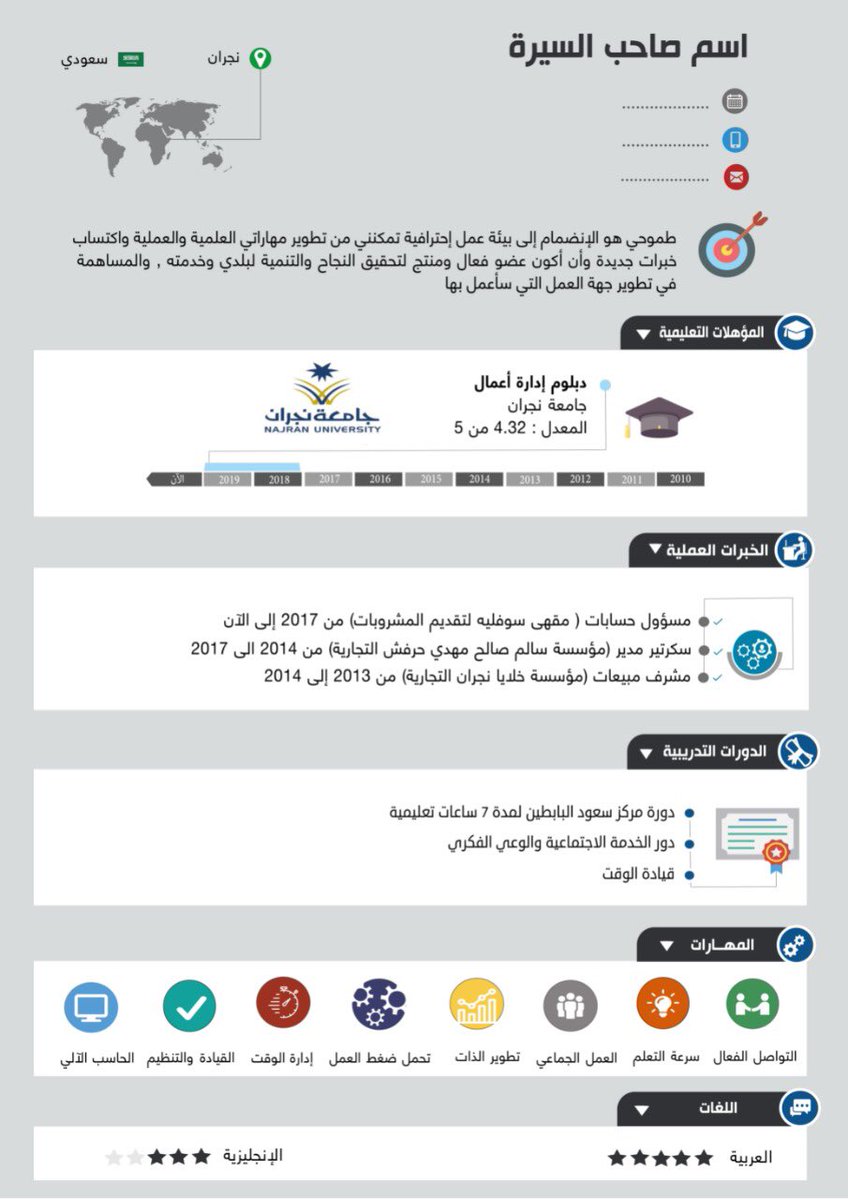 cvtranslation1's tweet photo. #اردوغان
تصميم السيرة الذاتية

باللغة العربية🌟

واللغة الإنجليزية🌟

و المدمجة(اللغتين سوياً)🌟

بأسعار رائعة ومناسبة وسرعة انجاز بوقت قصير✨ https://t.co/4Rk0ntjfye