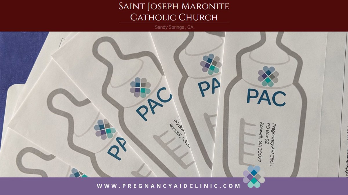 PAC_ATL's tweet photo. Thank you to St. Joseph Maronite Catholic Church for hosting a PAC Baby Bottle drive all Lent long! Thank you for your generous gifts! https://t.co/2ZCuitklfY