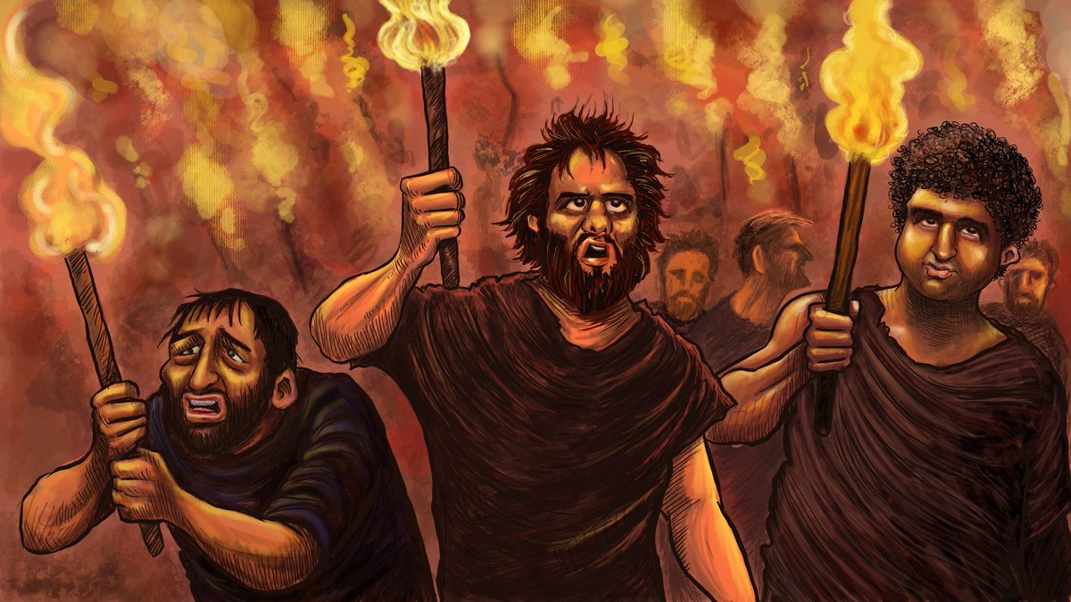 satishacharya's tweet photo. Thanks to the team of first NFT movie, Legends of Destruction @3000Collections for giving me an opportunity to recreate a painting from the movie in my style. Thoroughly enjoyed working on this. Legend of Destruction is a movie created with 1,500 artwork Here's my final artwork. https://t.co/3UO48AkyPK