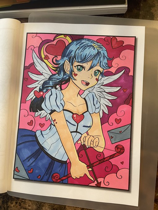 Before and almost after but not done yet. Used @Ohuhu_official markers. Still have to put colored pencils<a href="/tag/newprofilepic"class="tags"><span>#newprofilepic</span></a>