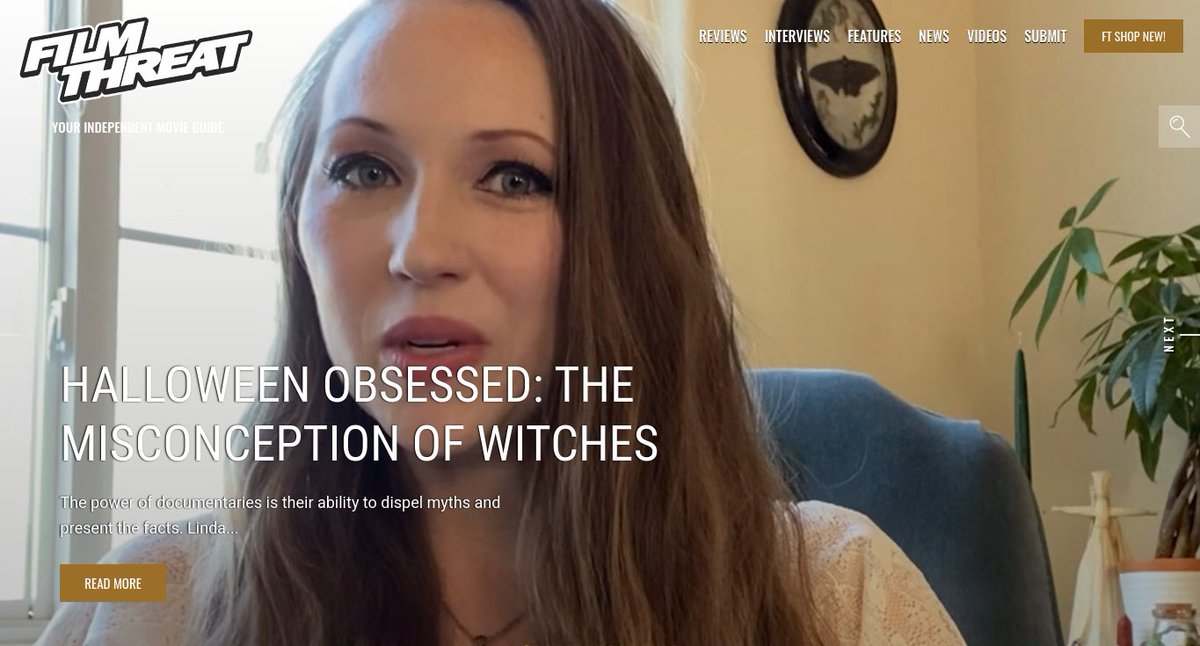 FilmThreat's tweet photo. "...tears down our preconceived notions of witches." Halloween Obsessed: The Misconception Of Witches opens Alan Ng's eyes to a whole new world.
https://t.co/0u2RIQ4qOK #SupportIndieFilm #HalloweenObsessed #Documentary https://t.co/dXe1vJYuHG