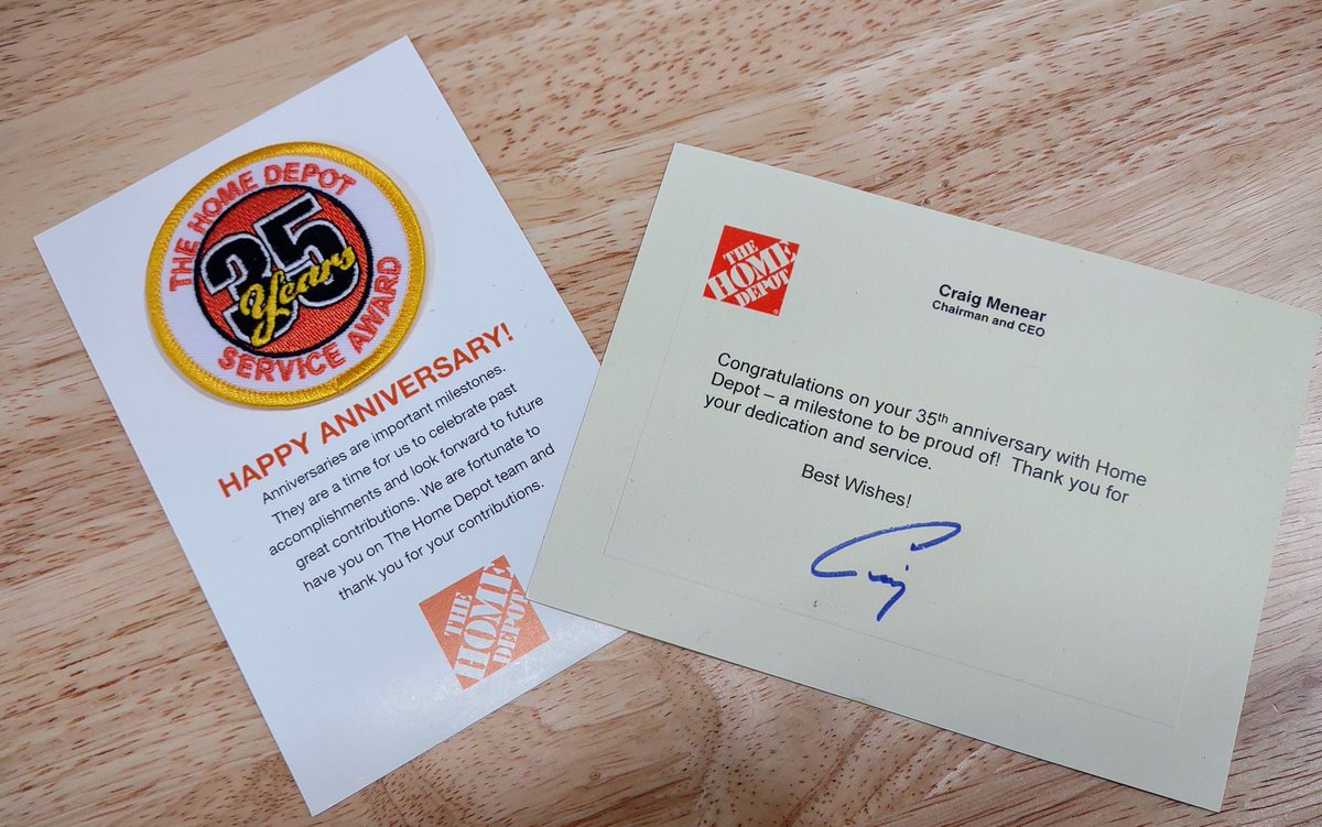 jeff_w_garrison's tweet photo. Another year in the books!
@0553Homedepot #HomeDepot https://t.co/T6226y3jrK