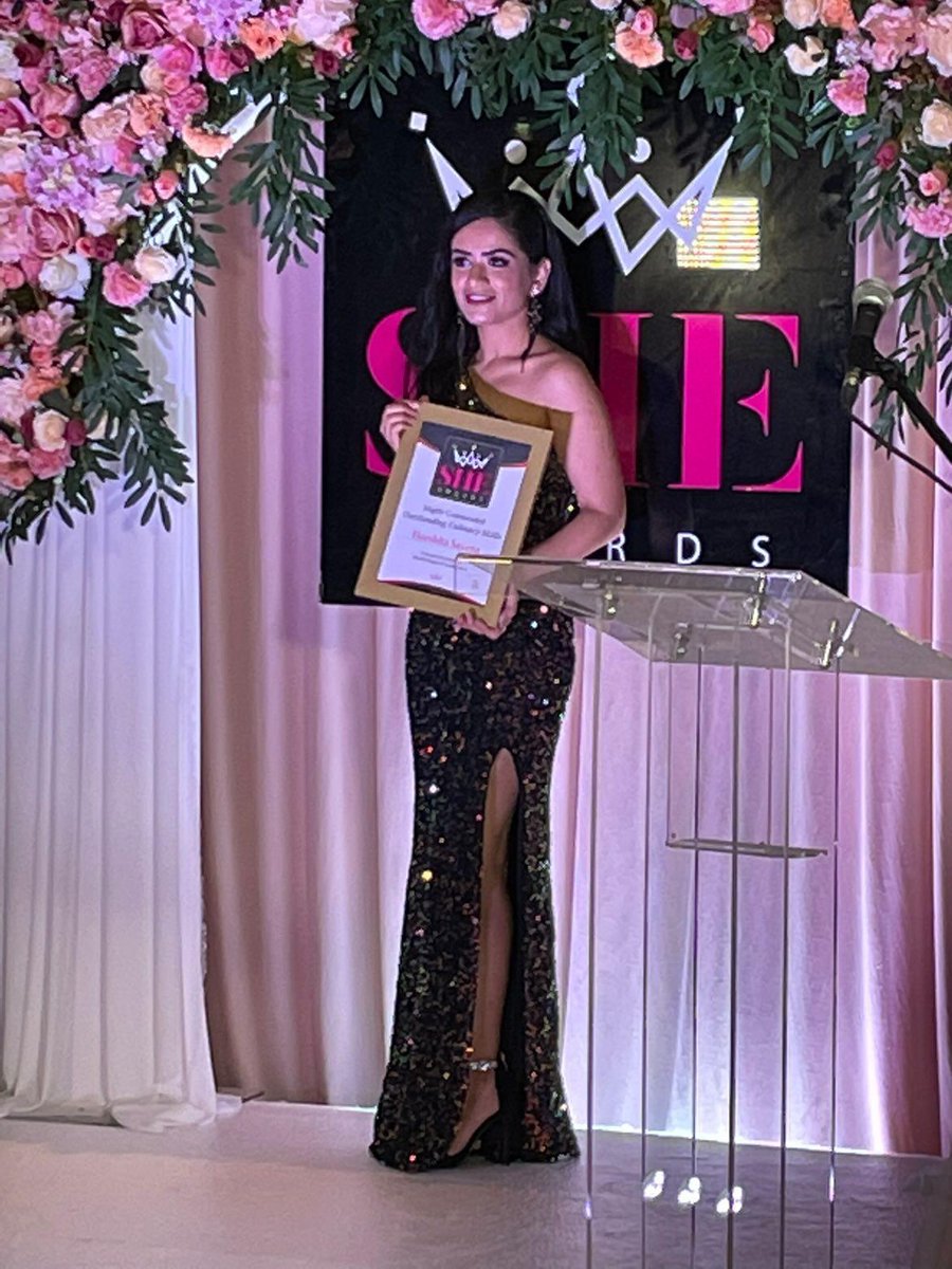 Harshita Saxena (@harshu2922) on Twitter photo I am so honoured to have received the awards in Outstanding Culinary Skills by <a href="/SHEAwards/">SHEAwardsUK</a> . Thank you for the wonderful night on women's day.
#WomensDay #chefs #proudlyunstoppable I am so honoured to have received the awards in Outstanding Culinary Skills by <a href="/SHEAwards/">SHEAwardsUK</a> . Thank you for the wonderful night on women's day.
#WomensDay #chefs #proudlyunstoppable