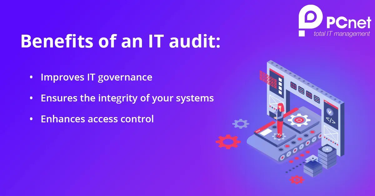 PCnetSGF's tweet image. An IT audit reflects the real state of your technology infrastructure and what needs to change to improve outcomes. Download our infographic to learn more. #technologyaudit #pcnetIT #yourITteam #wemakeITwork #trustyourITgut
