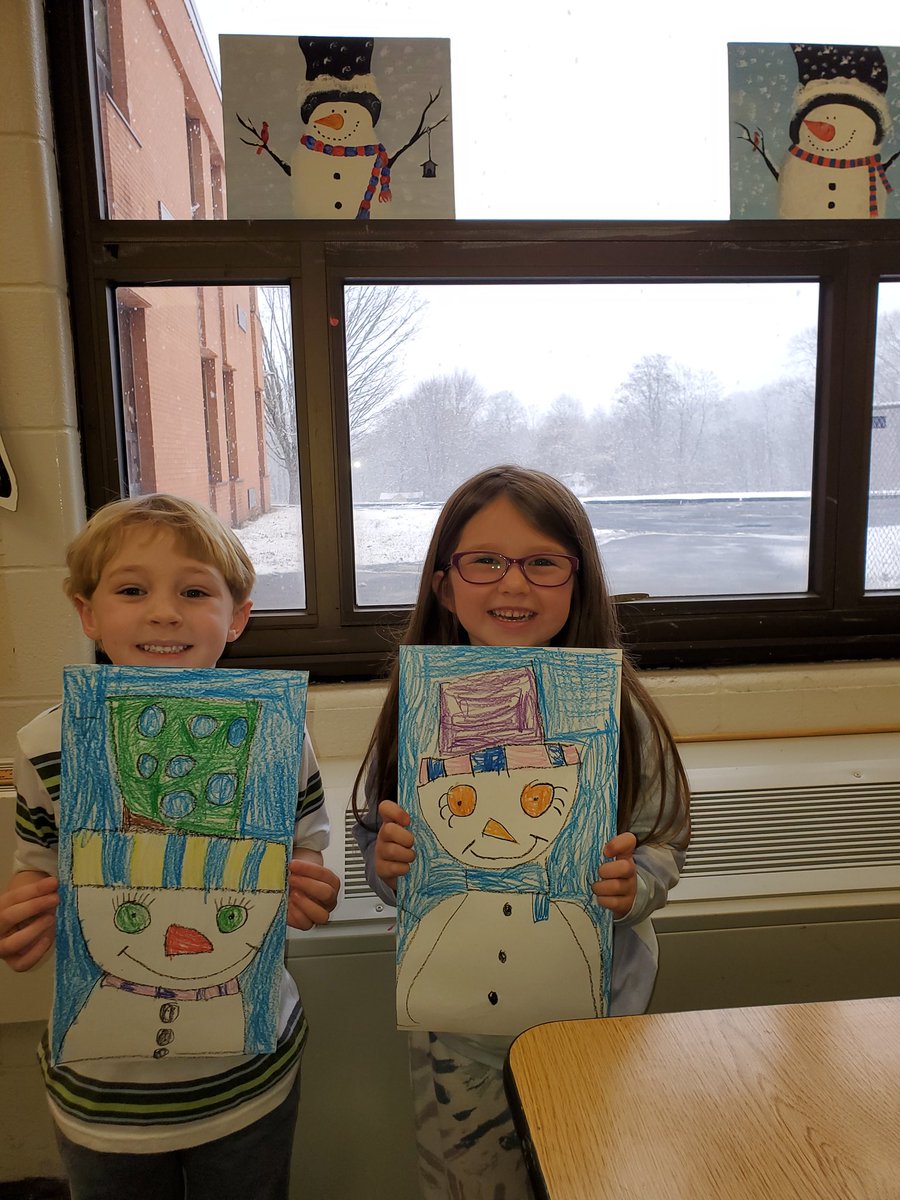 What better day to draw snowmen than on a Snowday! #sssct