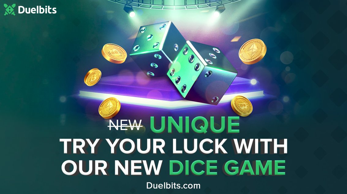 Duelbits's tweet photo. 🎲 ANNOUNCEMENT: We've just upgraded our Dice gamemode by adding the below 👇

🔊 Sound
⚡️ Instant Bet -- speed up your bets! 

🎁 Retweet &amp; like this tweet and Ace will pick 3 lucky winners to receive $25 each! 

🔗 Try it out: https://t.co/4ovohpwPSP https://t.co/l4NkNRNFRK