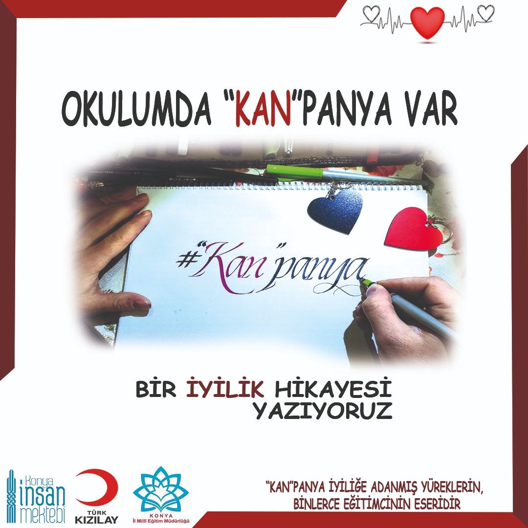 #OkulumdaKanpanyaVar
<a href="/kuluilcemem/">Kulu İlçe Millî Eğitim Müdürlüğü</a> <a href="/konyamem/">Konya İl MEM</a> <a href="/CaglayanMehmett/">Mehmet Çağlayan🇹🇷</a> <a href="/Kizilay/">Türk Kızılay</a>
@serdar0342
