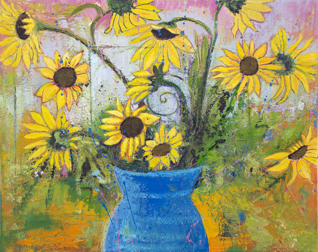 PrettyGonzo's tweet photo. Judith Shaw Art is donating 100% of the sale profit from this print—SUNFLOWERS FOR PEACE—to Chose Love's fund for the #Ukrainian Crisis. #JudithShaw creates lovely, meaningful art &amp; her site is well worth the look! If interested: https://t.co/YHFWgSRbXD #Ukraine #HelpUkraineNow https://t.co/2oOl2MLZhB