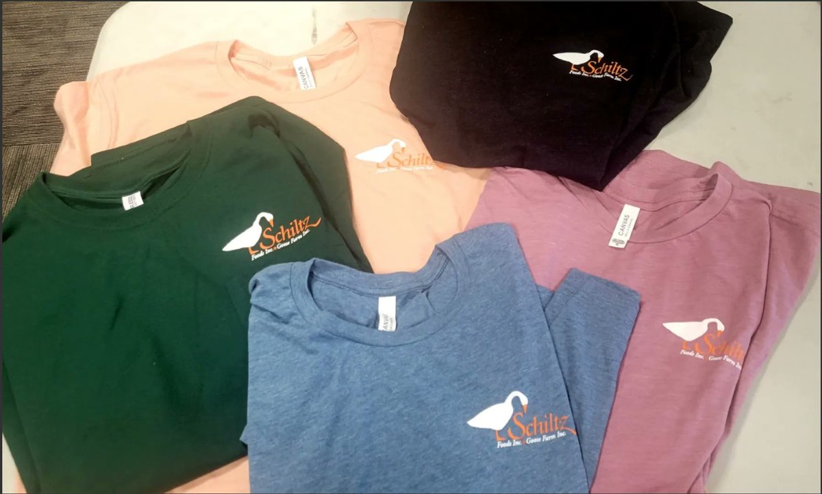GoPromo3's tweet photo. Schiltz Farm is set for the season with their new custom apparel!  
#largestgoosefarminnorthamerica
#screenprint
#embroidery https://t.co/EPLYJf8ikO