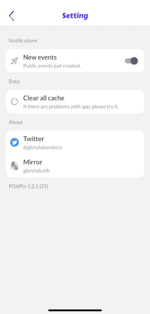 glorylaboratory's tweet photo. 1⃣️Filtering by chains is now supported, POAPs on mainnet have shiny effects. ✨
2⃣️You can receive notifications of the latest #POAP events if you turn on push in settings. ❗️They're public events to be applied for, some of which may not end up being approved for review. https://t.co/YrOQDFAq7H