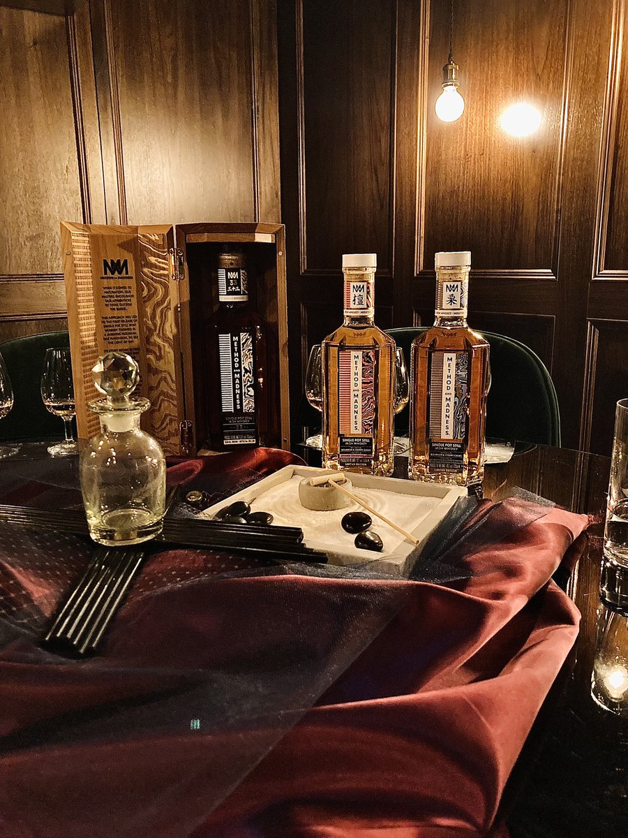 WayfaringReview's tweet photo. The amazing new #methodandmadness Japanese Trilogy! Thanks to @IrishDistillers and @Pernod_Ricard for the invite. 

#whiskey #whisky #potstill #Japanese #irish https://t.co/Fb61rr39Xn