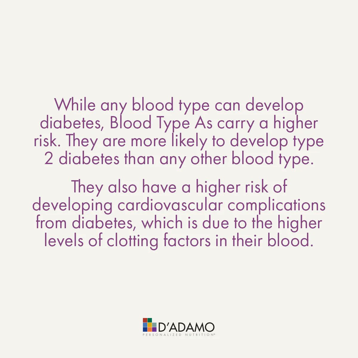 DADAMONUTRITION's tweet photo. Did you know there is a connection between blood type and diabetes? To learn more about the link between diabetes and blood type, and how to treat, manage or even prevent diabetes, check out our newest blog! https://t.co/0QMdZdLazO
#diabetes #bloodtype #bloodtypediet https://t.co/7IBPad3ufN