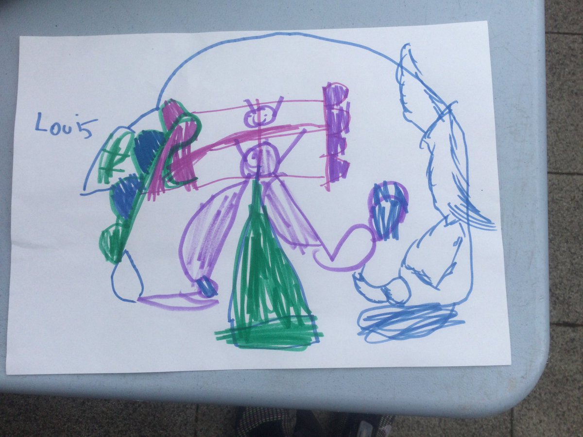 Along with the many kind donations we received today, we were handed this picture drawn by a child in Early Years who wanted to help Ukraine - how thoughtful!
We will continue to collect donations on Thursday and Friday this week. 
<a href="/PrimaryWoody/">WoodyPrimary</a> <a href="/Woody_Secondary/">Woody Secondary</a> <a href="/WoodySchool/">Woodmansterne</a>