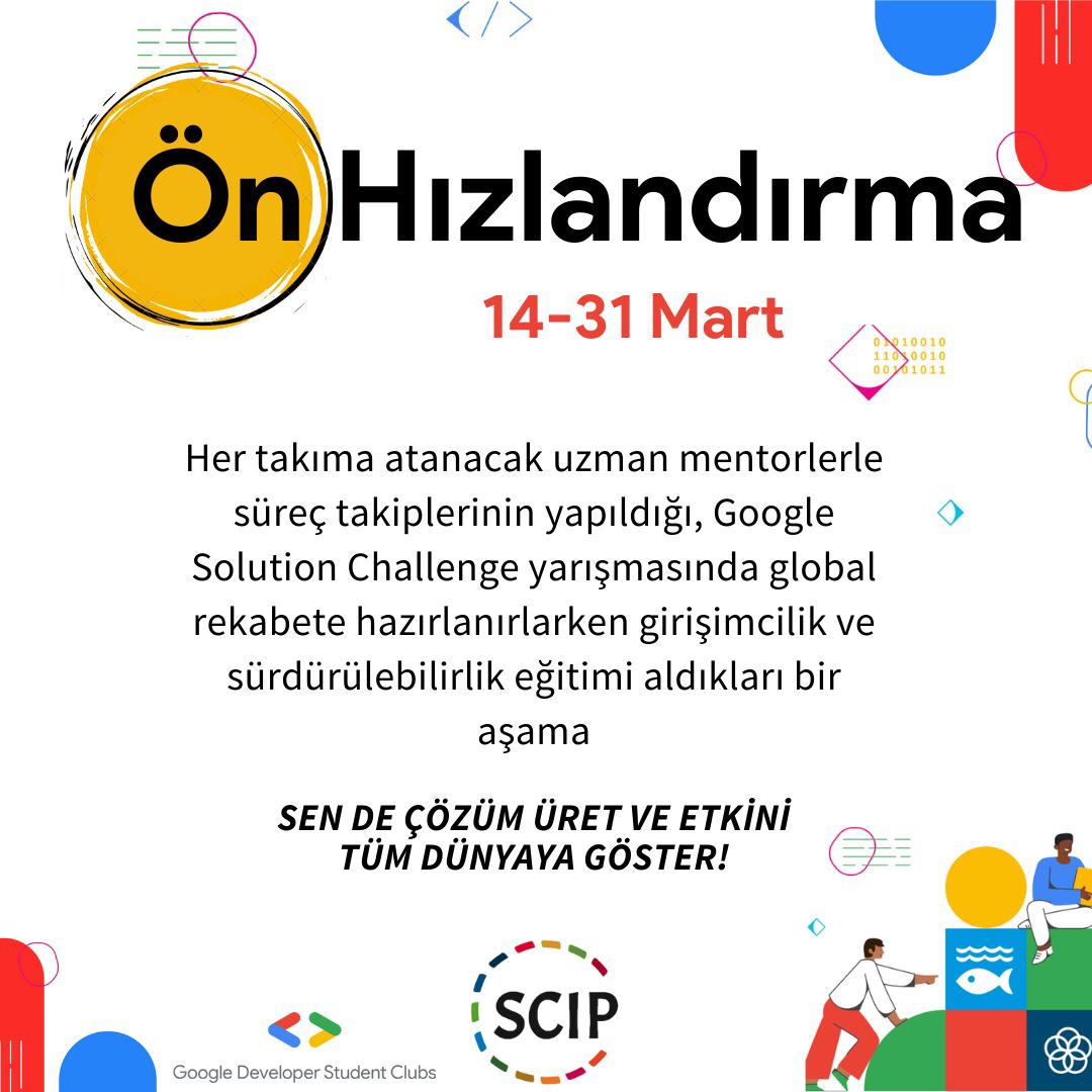 flutterhacktr's tweet image. ⚠️ Unutma! SCIP son başvuru tarihi 13 Mart!
📌 SCIP web sitesi üzerinden başvurabilirsiniz.
🔗 scincubationprogram.com