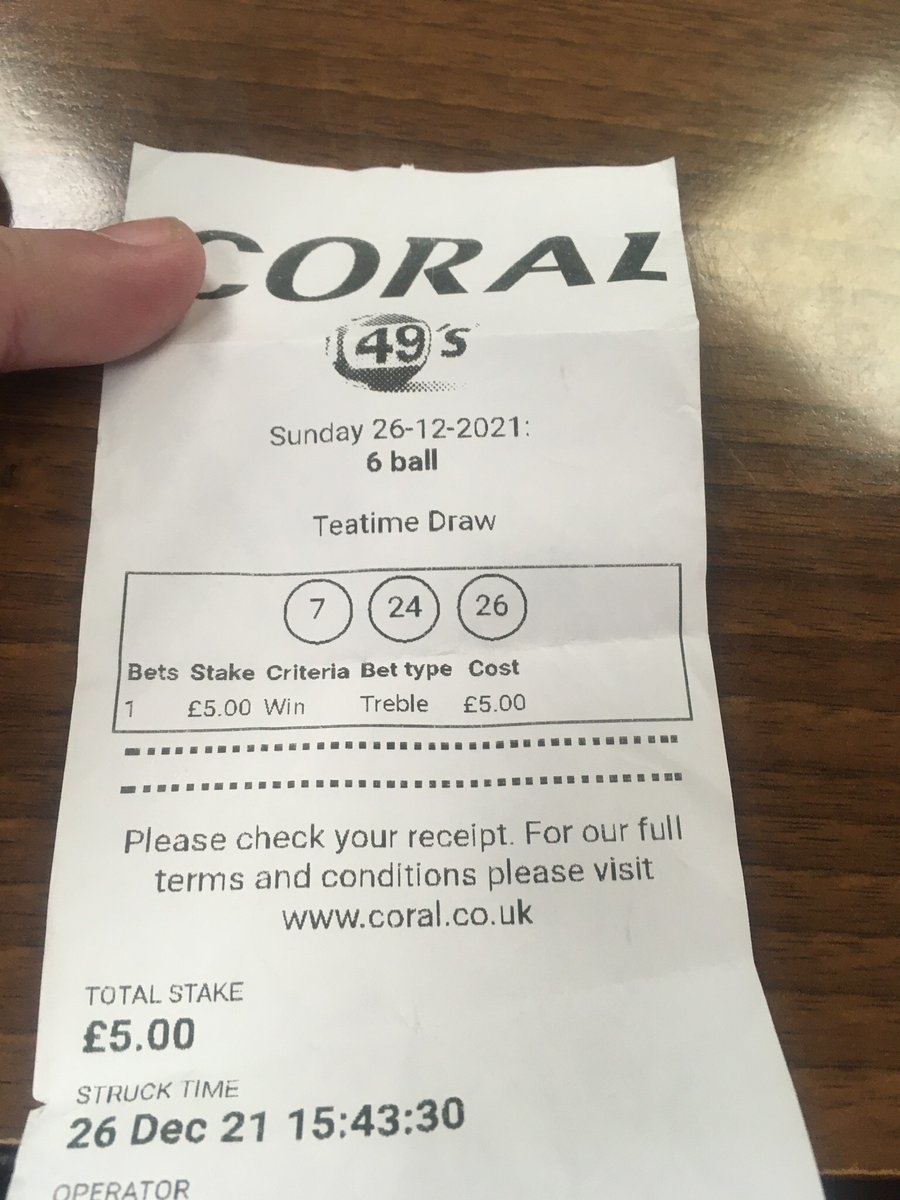 Rob73475804's tweet photo. @WilliamHill Boxing Day got me £4005 back https://t.co/G20go8FfQL