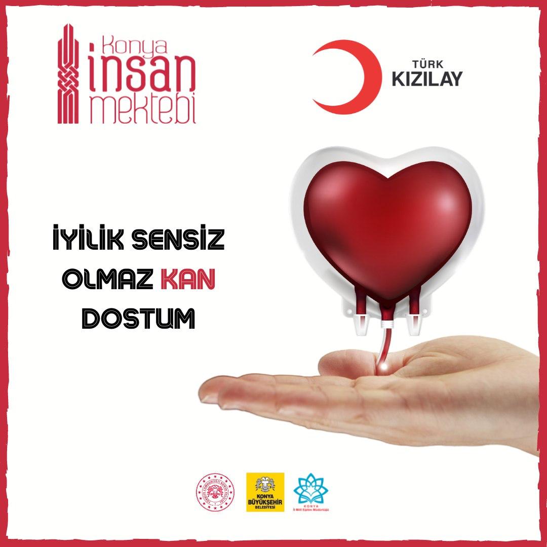 Meryem0105's tweet photo. Bu yüke birlikte omuz verelim. Sensiz olmaz kan dostum.
#BizeBirİnsanMektebiLazım 
#OkulumdaKanpanyaVar
@tcmeb
@TCKonyaValiligi
@Konyabuyuksehir
@drkerem 
@u_ibrahim_altay
@konyamem
@SeyitAliBuyuk
@insanmektebi
@KanverOrg
@Kizilay https://t.co/X7GrGp487o