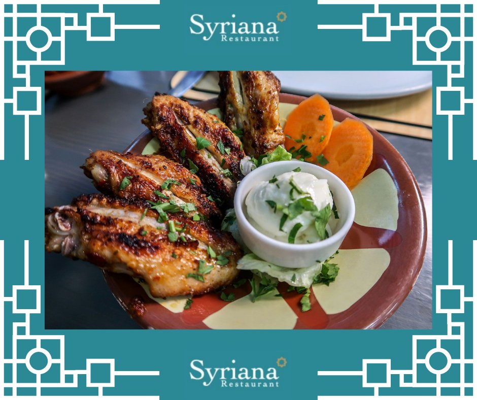 Everybody loves a good chicken wing…
We serve our Jaweneh charcoal-grilled, with a garlic sauce dip.  
#middleeasternfood #birmingham #jewelleryquarter #chickenwings #foodie #instafood #foodlover #chickenwingslover #grilledchicken #wingwednesday #supportlocal