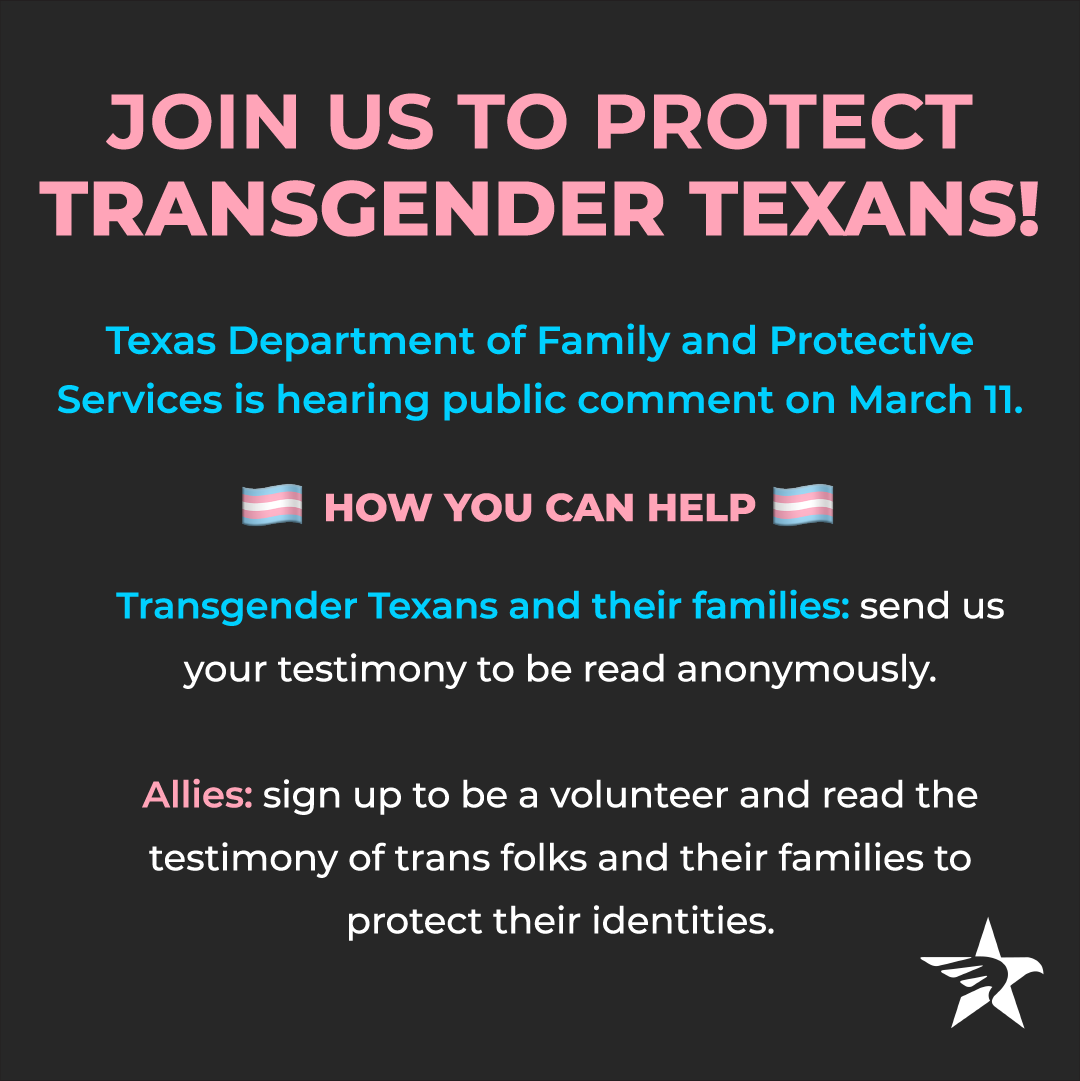 HOW YOU CAN HELP TRANS TEXANS 

if you're in Austin or willing to be in Austin on Friday March 11th, we need your help! 🧵