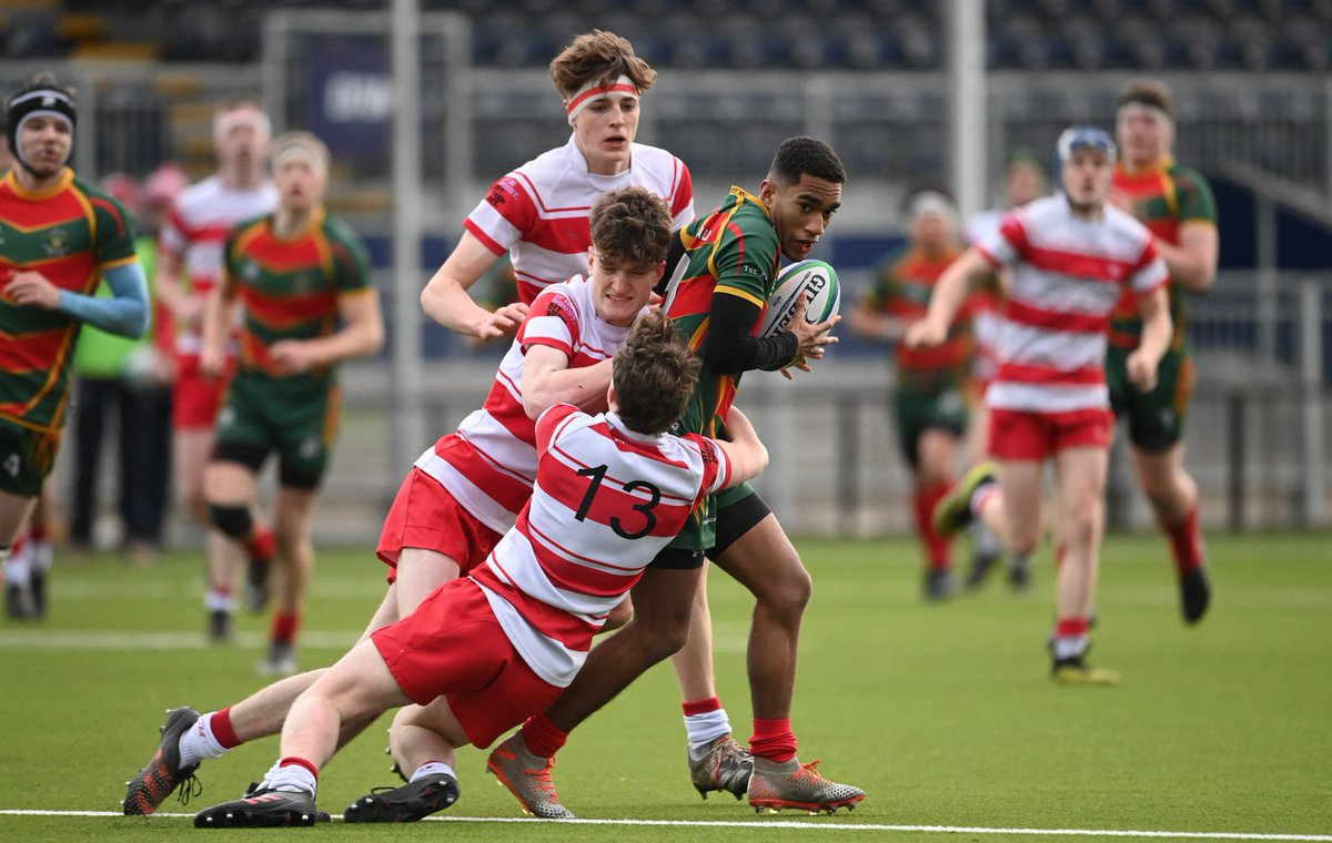 Scotlandteam's tweet photo. U18 Schools Shield | @lorettosport 43-8 @QVSchool

Delight at DAM Health Stadium for Loretto School who run out comprehensive winners in the third game of the afternoon 👏

Match report to follow at the completion of all four games. https://t.co/4zJOKKSCqI