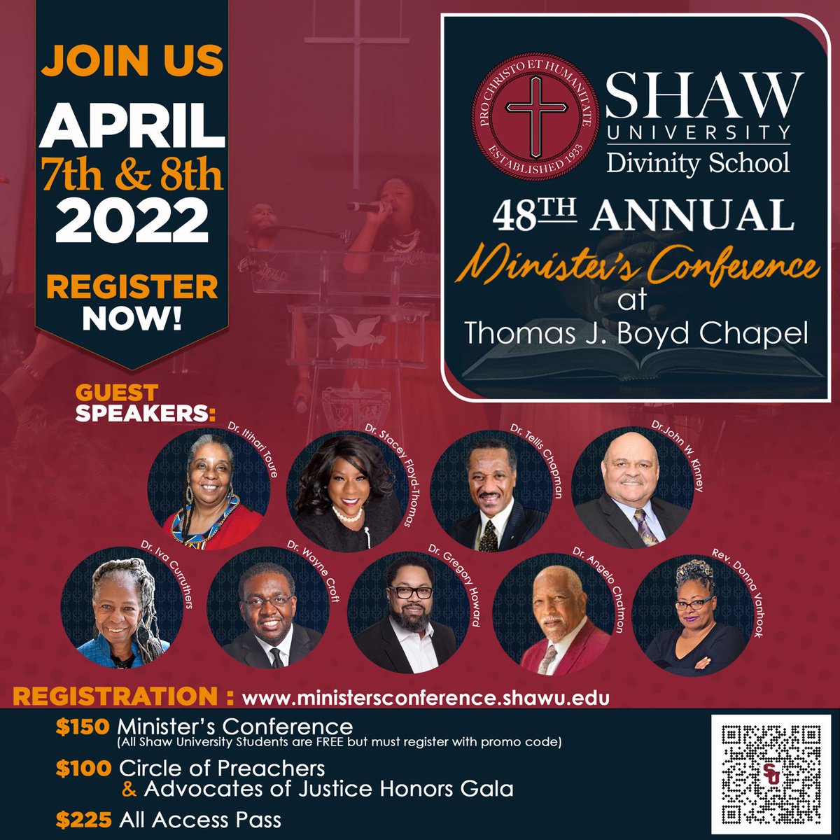 Click the link to register for the SUDS 48th Annual Minister’s Conference
https://ministers conference.shawu.edu