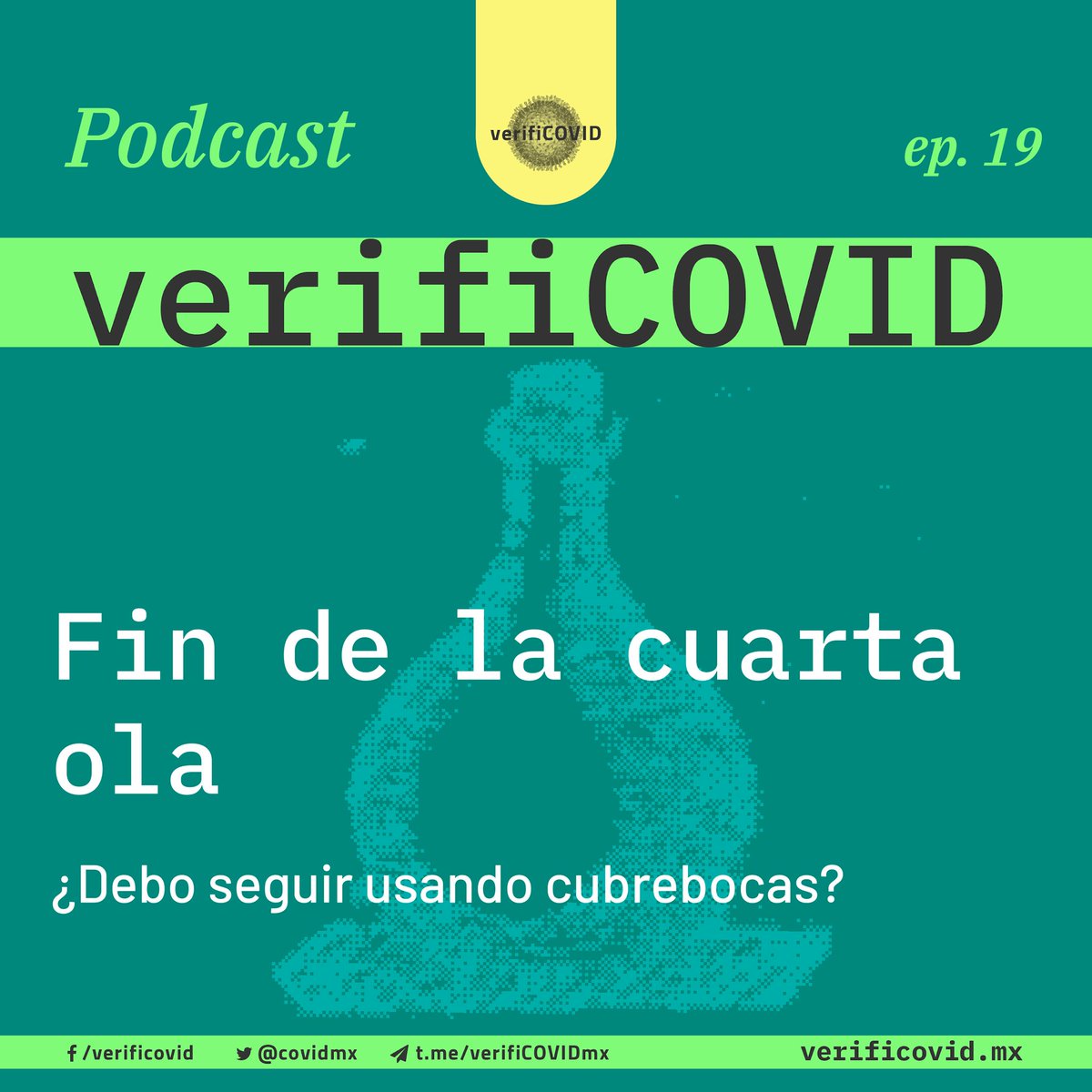 covidmx's tweet photo. ¿Eres la única persona que todavía anda con cubrebocas? ¿Deberías seguirlo usando ante la baja de contagios? Te contamos en este nuevo episodio de nuestro podcast 😷 https://t.co/zuxO3HshwW https://t.co/EKyk7vaHgd
