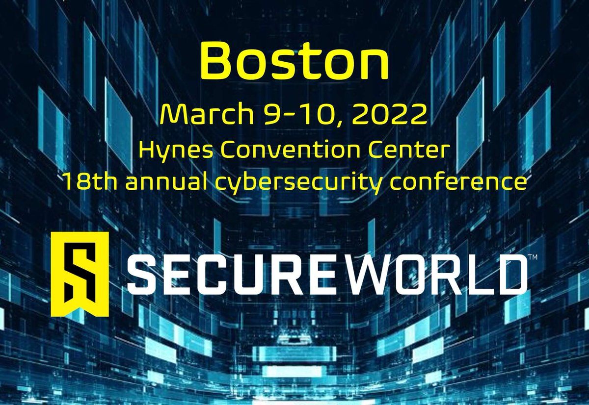 SaltSecurity's tweet photo. We're excited to be @SecureWorld #Boston this week! Stop by our booth to learn how @SaltSecurity can help protect your APIs across build, deploy, and runtime phases!! ๐ฏ
#apisecurity #apiprotection #SWBOS22 https://t.co/TTrLFQ5fk9