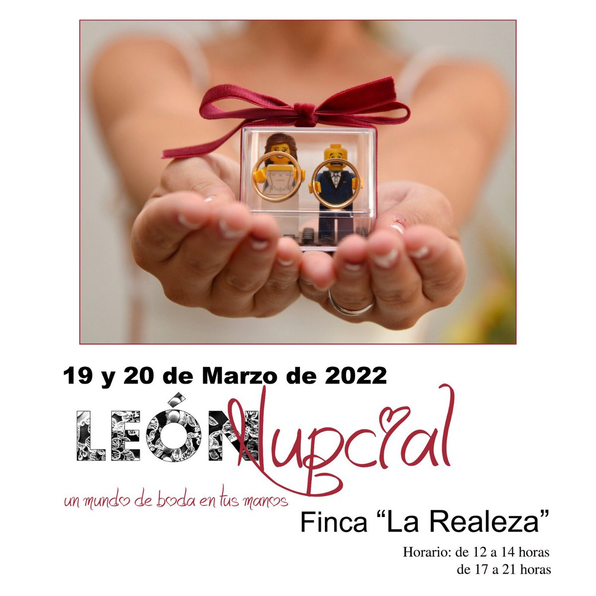 PhotoValdueza's tweet photo. ￼
Haz realidad tus sueños en #LeónNupcial

￼19 y 20 de marzo 2022 en @FincaLaRealeza 

Entrada libre https://t.co/h0nSP3gIbU