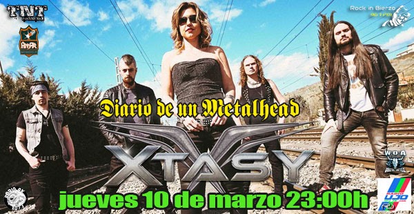 XTASY en Diario de un Metalhead mañana jueves: diariodeunmetalhead.com/2022/03/xtasy-…  <a href="/Metalapolis/">METALAPOLIS RECORDS</a> <a href="/UnionMediaES/">Union Media</a> <a href="/Area51Metal/">Area 51 Metal</a>