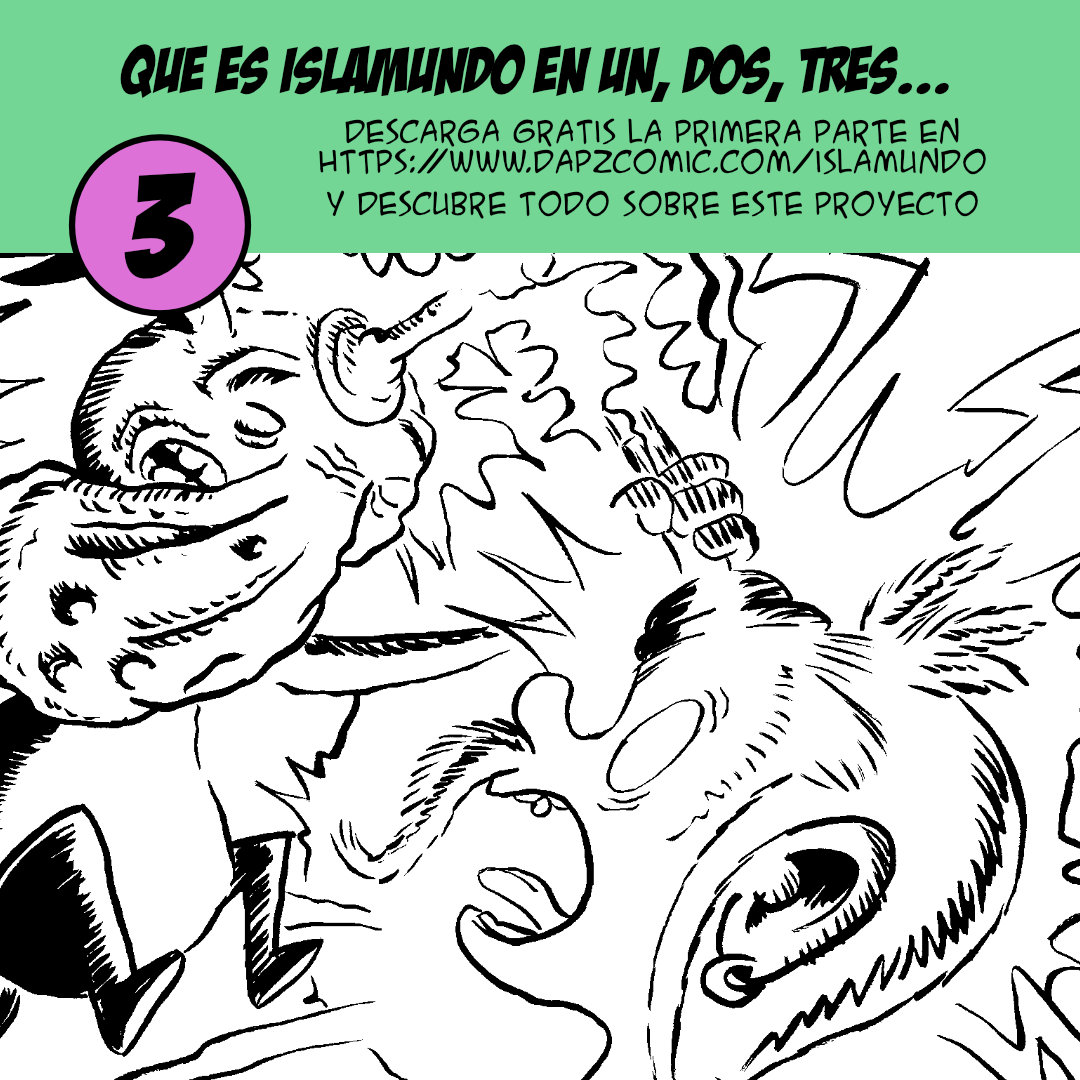 Islamundo's tweet image. ¡Y tres! @Islamundo es un cómic que puedes descargar gratis en dapzcomic.com/islamundo ¿A qué esperas?