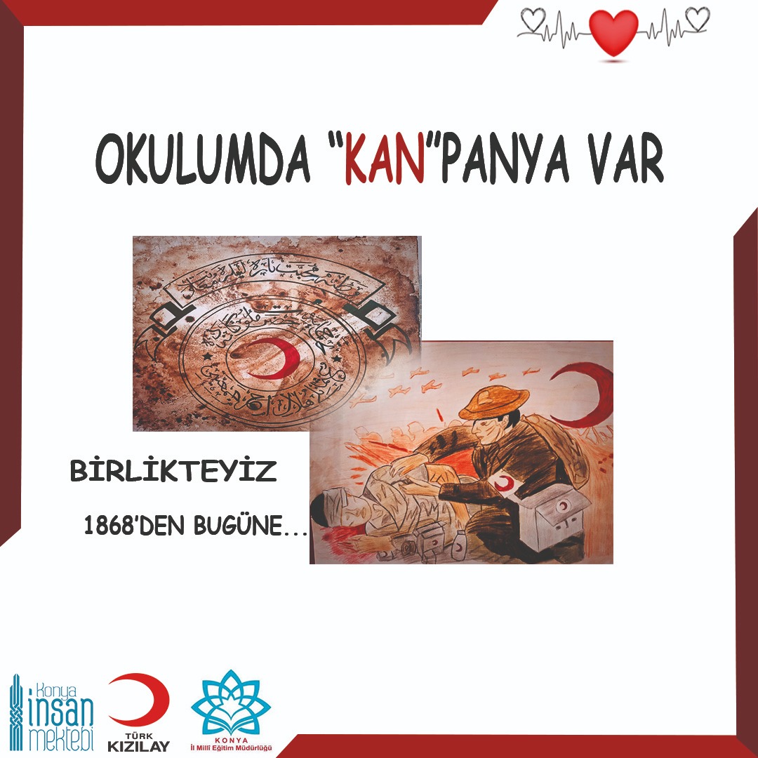 #OkulumdaKanpanyaVar
<a href="/tcbestepe/">T.C. Cumhurbaşkanlığı</a>
<a href="/tcmeb/">Millî Eğitim Bakanlığı</a> <a href="/TCKonyaValiligi/">Konya Valiliği</a>
<a href="/Konyabuyuksehir/">Konya Büyükşehir Belediyesi 🇹🇷</a>
<a href="/drkerem/">Kerem Kınık</a> 
<a href="/u_ibrahim_altay/">Uğur İbrahim Altay</a> <a href="/konyamem/">Konya İl MEM</a>
<a href="/SeyitAliBuyuk/">Seyit Ali Büyük</a> <a href="/insanmektebi/">Konya İnsan Mektebi</a>
<a href="/KanverOrg/">Türk Kızılay Kan Hizmetleri</a>