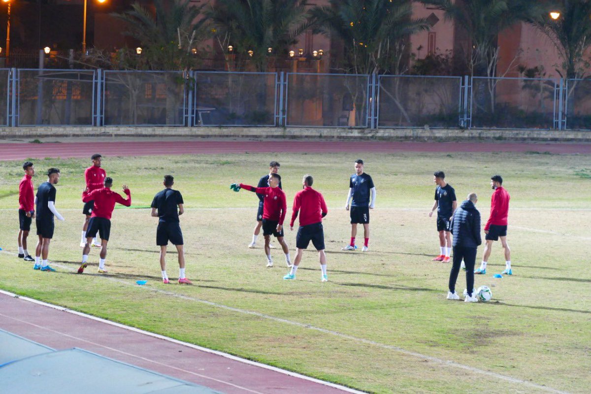 arryadiatv's tweet photo. First training session of @WACofficiel in Cairo ahead of the #CAFCL game vs. @ZSCOfficial_EN
#ZSCWAC #CasaBlanca https://t.co/UGucFpvK0q