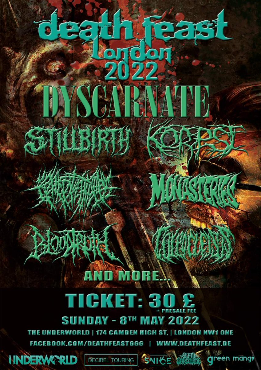 Stillbirthparty's tweet photo. UK we are coming back after 3 years. #deathfeast goes international and we are going with them. See you on 8th may in London. Can't wait to share the stage with @Dyscarnate @Korpsesbdm @BloodtruthBand @crepitationslam @ColpocleisisUK @MonasteriesUK and more 

#deathmetal https://t.co/zv2L7BK2mT