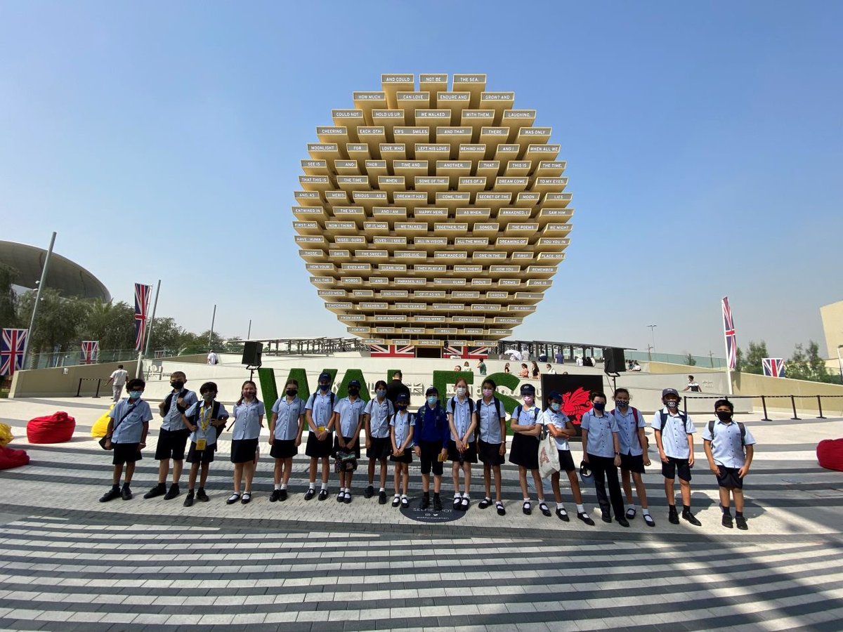 walesinmena's tweet photo. Last week pupils from @JESSJumeirah joined us at the @UKPavilion2020 at @expo2020dubai to experience the award-winning work of @WNOtweet during our #WelshTakeover to celebrate St Davidโs Day ๐ด๓ ง๓ ข๓ ท๓ ฌ๓ ณ๓ ฟ
#WalesatExpo #WNOatExpo #JESSPerforms #StDavidsDay @welshgocreative https://t.co/ngafjlVqAm