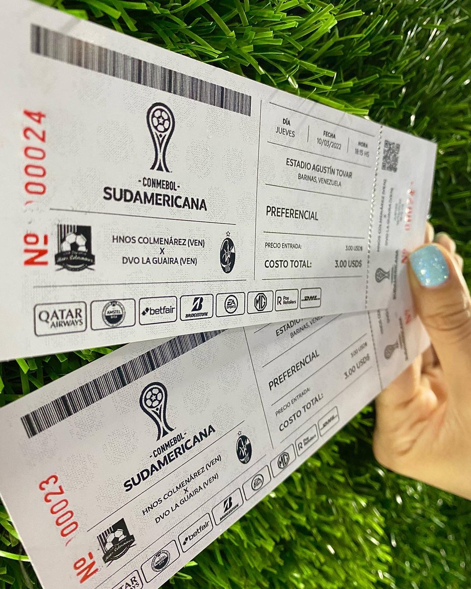 Balonazos's tweet photo. Ya estan disponibles entradas para el partido entre CD Hermanos Colmenárez vs Deportivo La Guaira
#Sudamericana
#CDHnosColmenarez
#DvoLaGuaira
📎 https://t.co/DzmYX8m73h https://t.co/A2rzKzgFc5