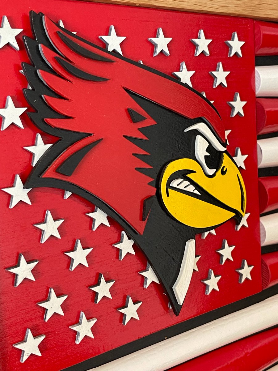 PaulDavisCTIL's tweet photo. We were happy to present some custom @BJDBatFlags to @KyleBrennanISU and @ISU_Mully this afternoon at Redbird Arena. We value our partnership with the @ISURedbirds and look forward to supporting the student athletes for years to come! Go Redbirds! 

 #PaulDavis #BacktheBirds https://t.co/UQHYF214aC