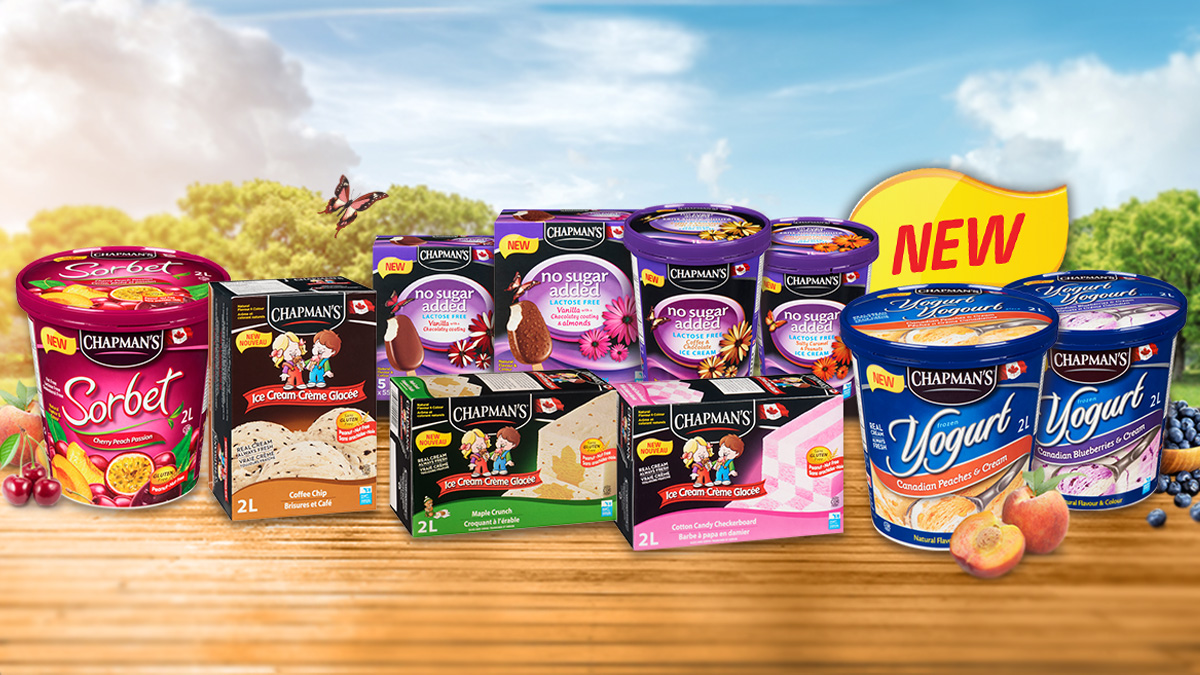 Chapmans_Canada's tweet photo. Hello #IceCreamTwitter! 🌞 Spring is almost here and that means NEW Chapman’s flavours coming to a store near you! 🇨🇦 Which flavour are you most excited to try? #TryChapmansCanada https://t.co/XDhBzTR3w5