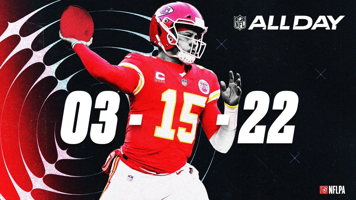 NFLALLDAY's tweet photo. Mark your calendars. @PatrickMahomes #NFLALLDAY 

➡️ https://t.co/vWeBgsm3kV https://t.co/QFjn0zSBvT