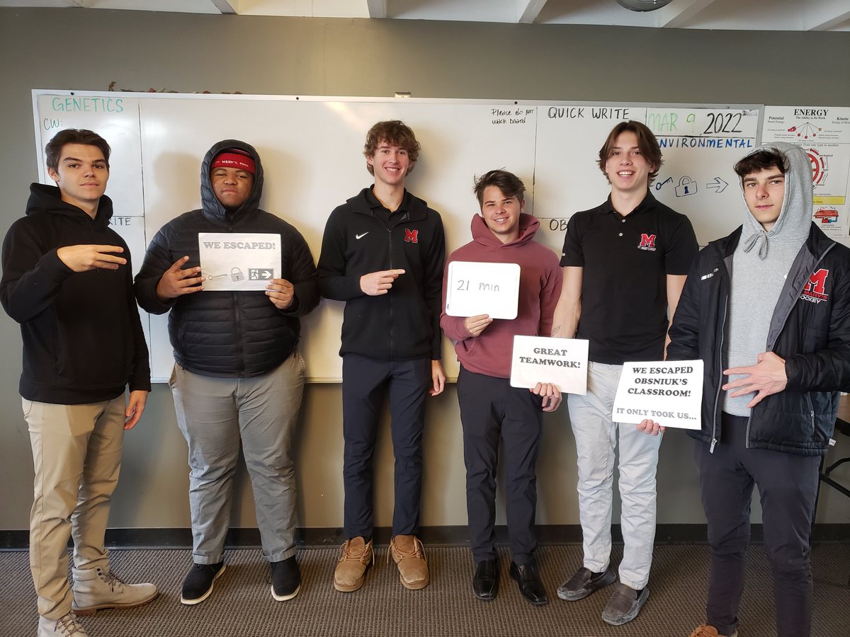 MsObsniuk's tweet photo. 2nd hr escape room! 🔐 #environmentalscience https://t.co/lWdjGlvr1D