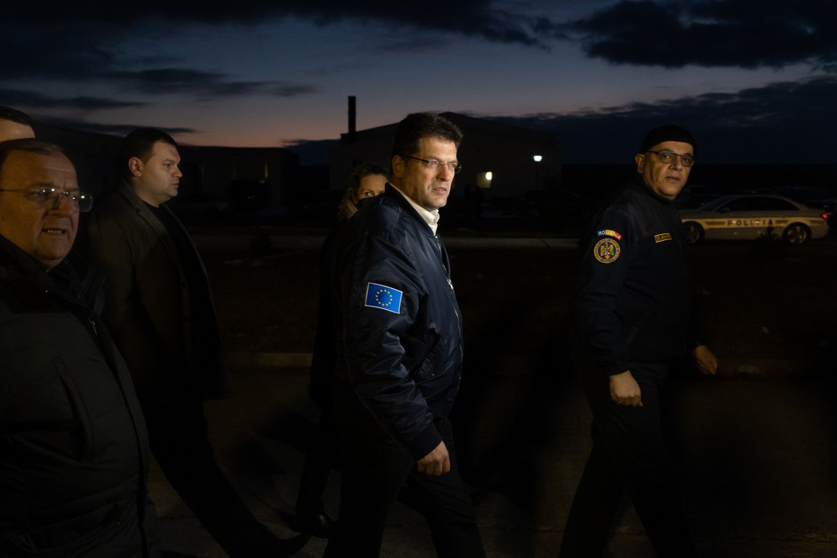 JanezLenarcic's tweet photo. I arrived to Suceava in 🇷🇴 from where we are channeling 🇪🇺 assistance through one of the newly established logistical hubs. 

I would like to commend Romanian authorities for making this happen in an instant as to facilitate the delivery of assistance as close to 🇺🇦 as possible. https://t.co/oPJhePKD0g