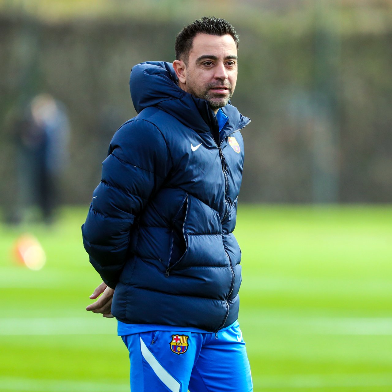 Xavi Barcelona İdmanında