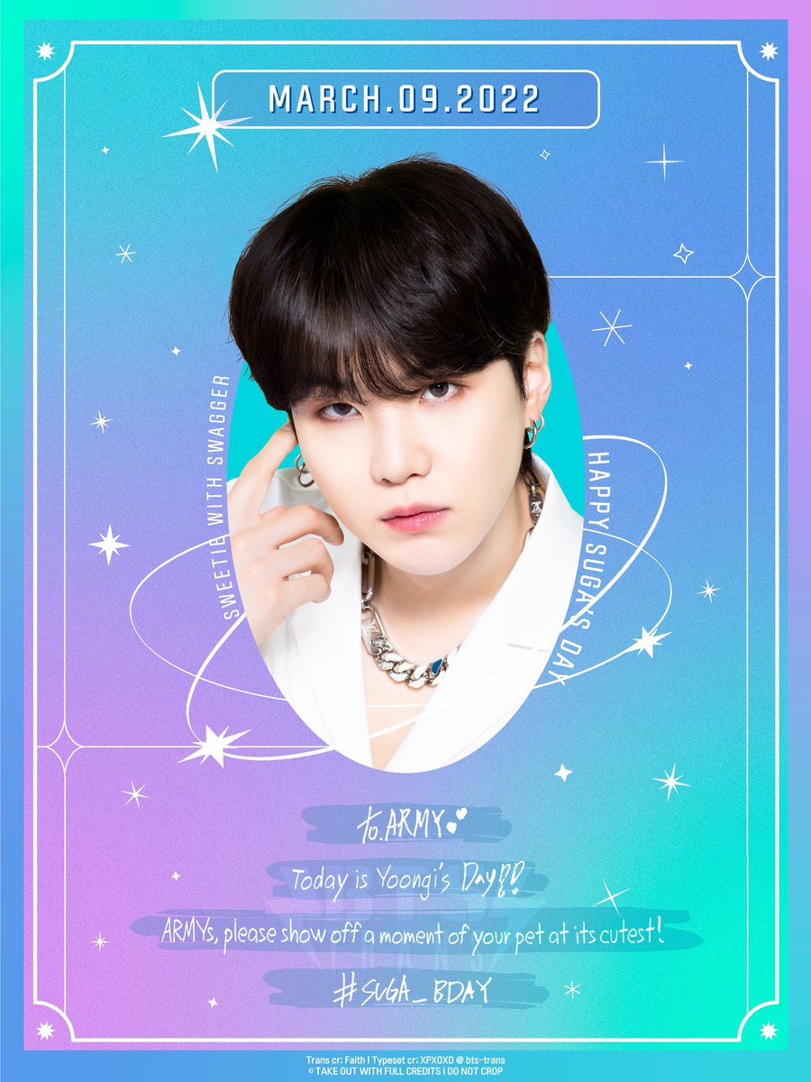 StrongARMY16's tweet photo. HAPPY BIRTHDAY SUGA ❤🎂❤
Min Yoongi 🎂❤🎂 https://t.co/arApWJY0MZ